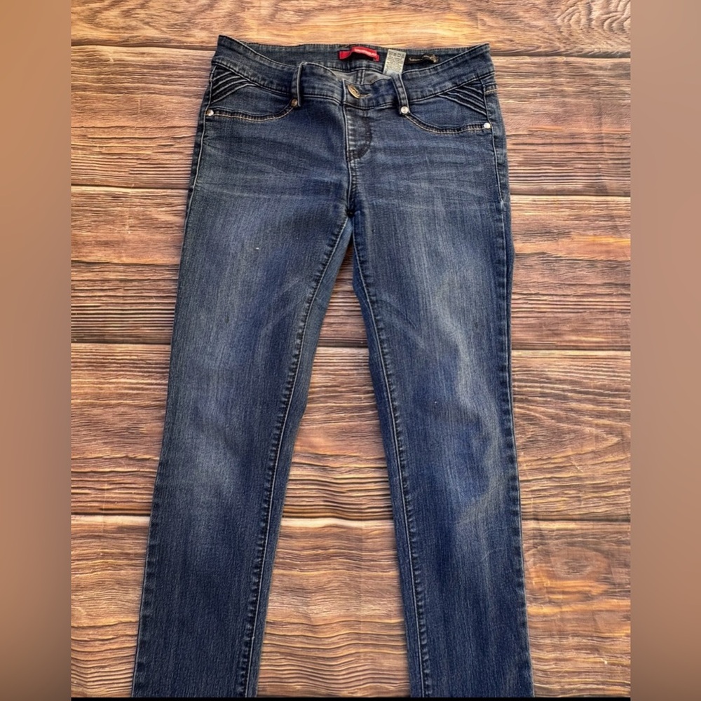 UnionBay Extreme Skinny Jeans Women’s Size 9 Blue Denim Mid Rise Stretch - Picture 2 of 12